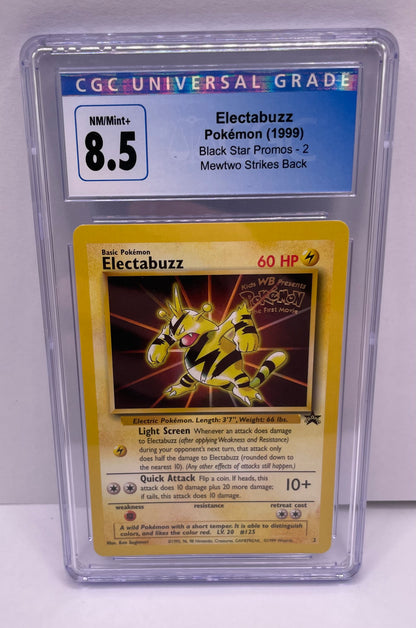 WoTC Promo #02/53 Electabuzz (Movie Promo) CGC 8.5
