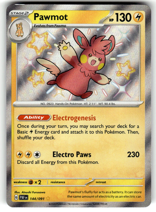 SV: Paldean Fates #144/091 Pawmot