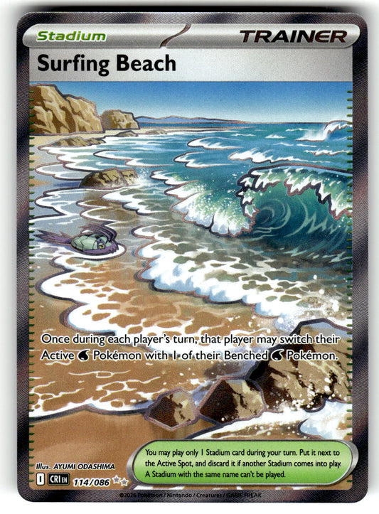ME04: Chaos Rising #114/086 Surfing Beach
