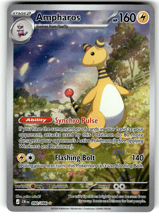 ME04: Chaos Rising #090/086 Ampharos