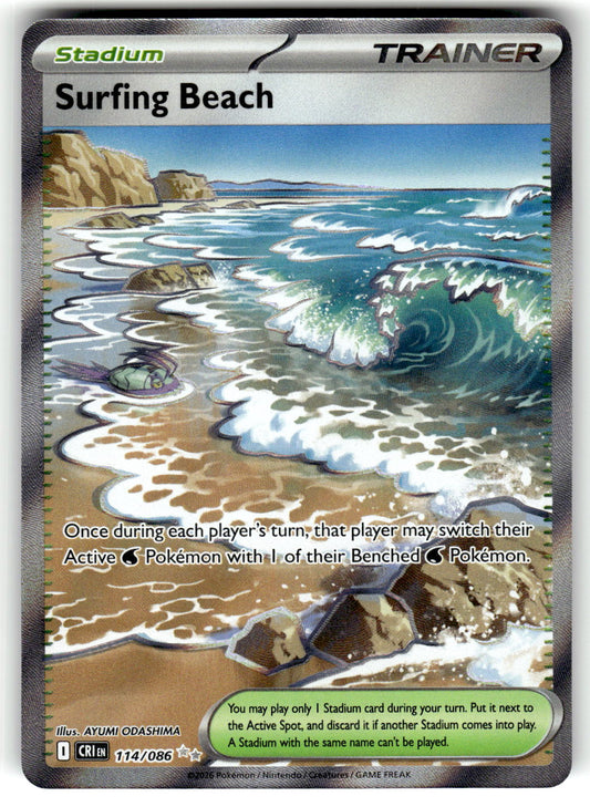 ME04: Chaos Rising #114/086 Surfing Beach