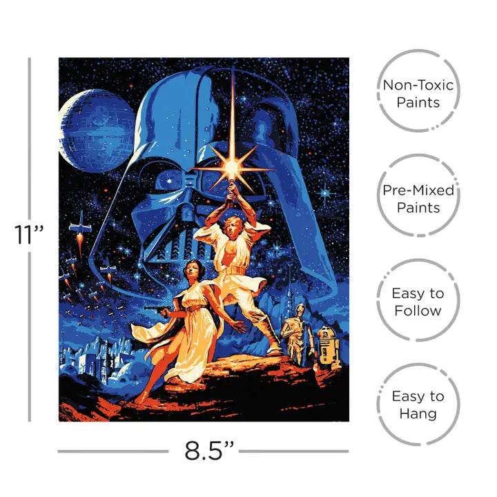 Star Wars Mini Art By Numbers