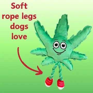 Mary Jane the Weed Leaf Dog Toy