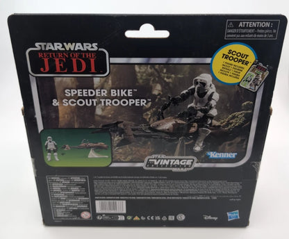 2023- STAR WARS -  3.75in Speeder Bike and Scout Trooper - Hasbro