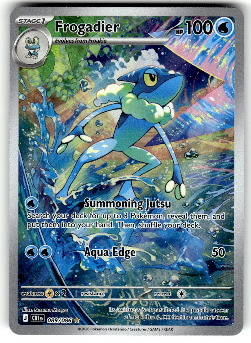 ME04: Chaos Rising #089/086 Frogadier