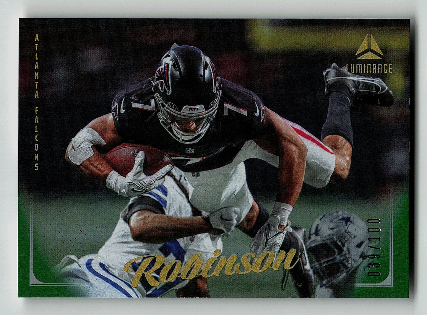 2025 Panini Luminance Green 84 Bijan Robinson 39/100