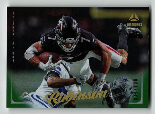 2025 Panini Luminance Green 84 Bijan Robinson 39/100