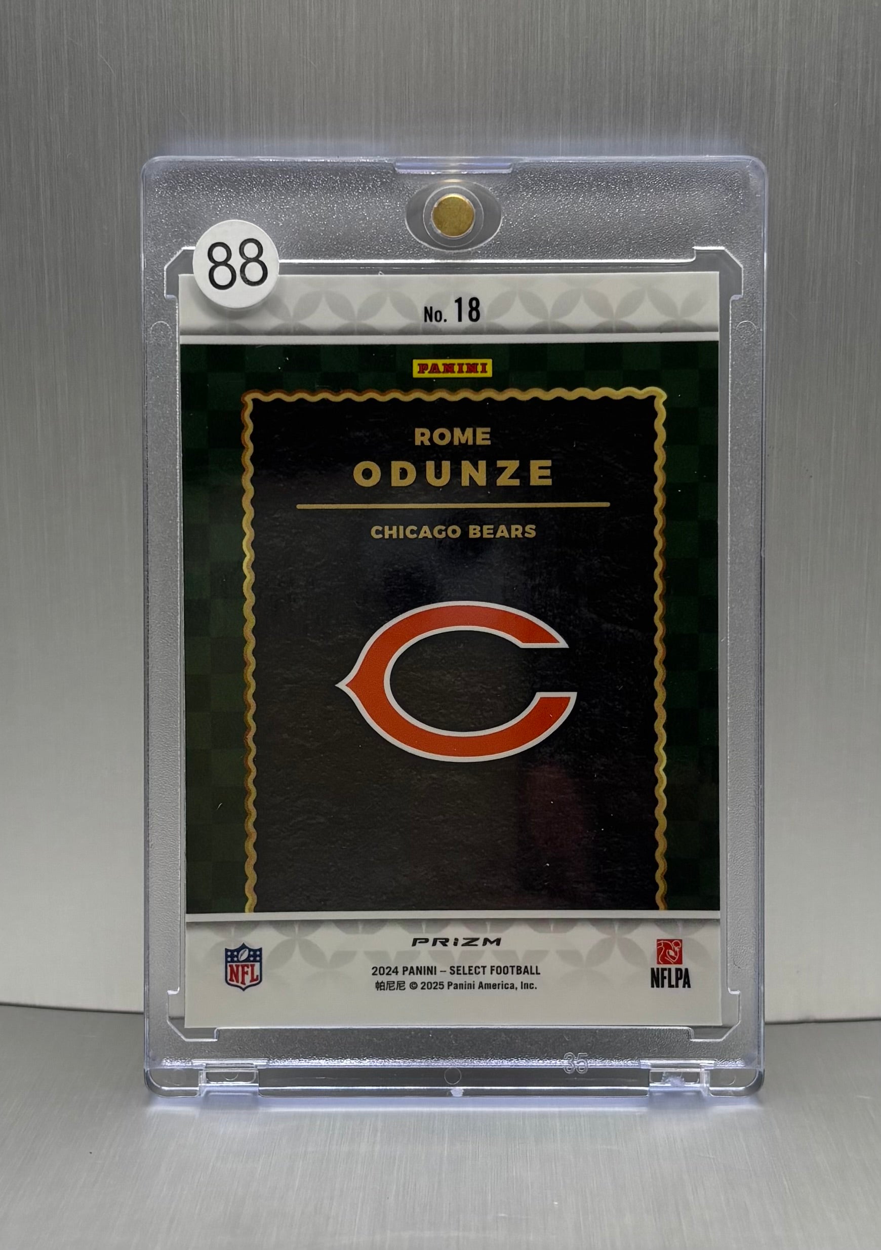 2024 Panini Select Score Silver Prizm #18 Rome Odunze Rookie Cards