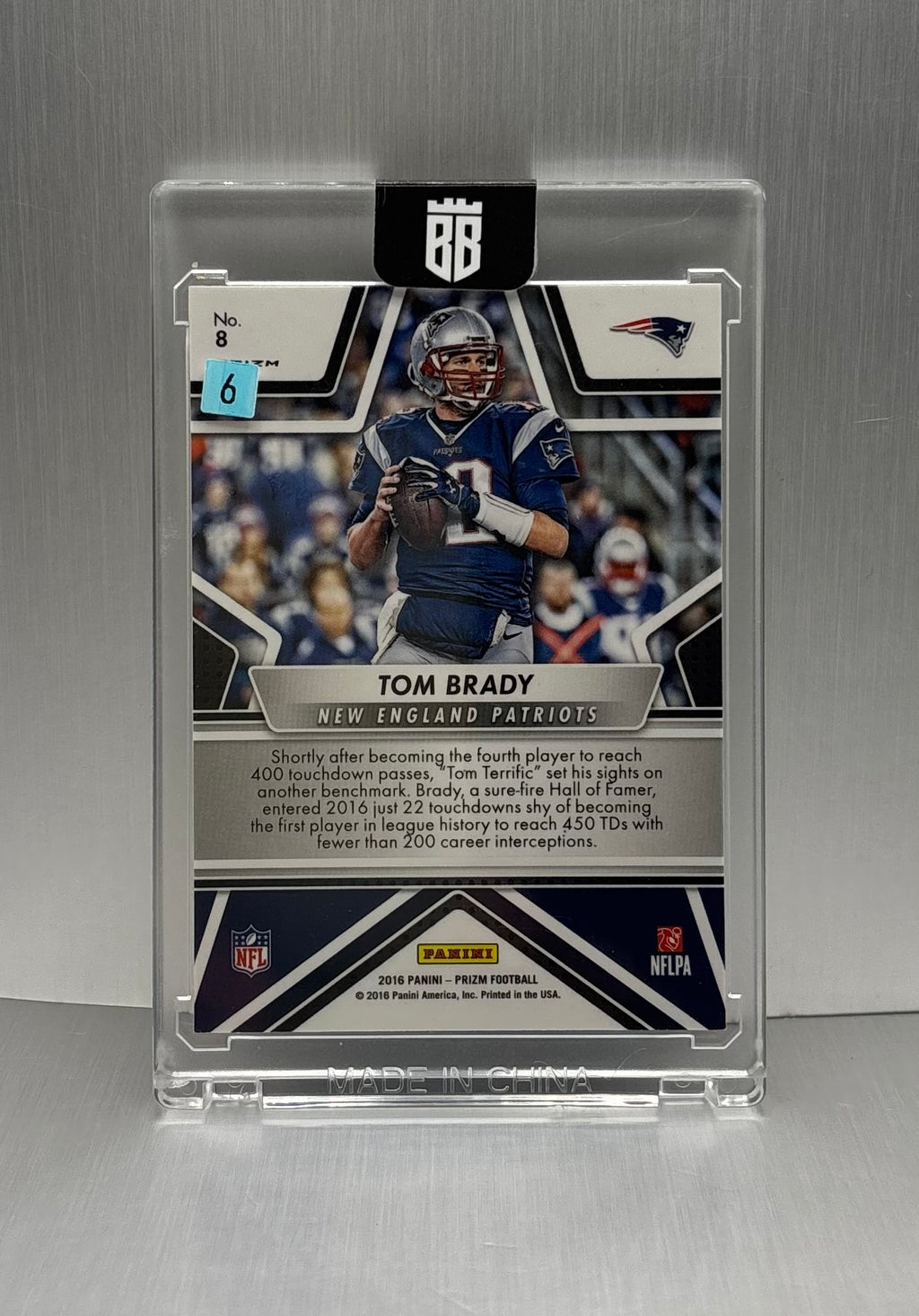 2016 Panini Prizm Shining Stars Silver Prizm #8 Tom Brady