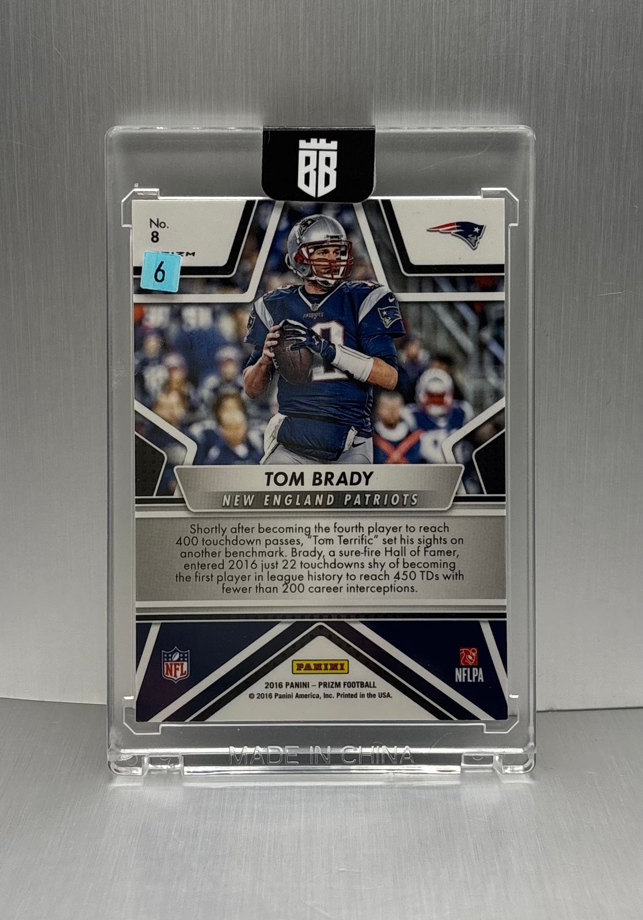 2016 Panini Prizm Shining Stars Silver Prizm #8 Tom Brady