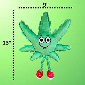Mary Jane the Weed Leaf Dog Toy