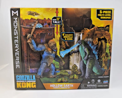 2023 - Monsterverse Godzilla vs Kong - Hollow Earth Diorama Set - Playmates