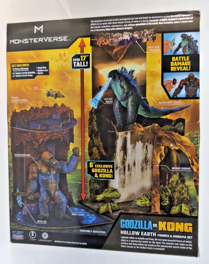2023 - Monsterverse Godzilla vs Kong - Hollow Earth Diorama Set - Playmates