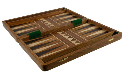 Backgammon - 14"x8" Folding Backgammon Set