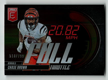 2025 Donruss Elite Full Throttle Chase Brown 518/799