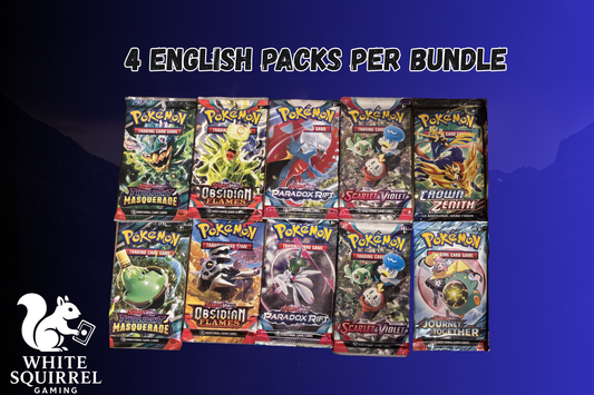 Power 9 Poké Packs - Pokémon TCG Mystery 9 Pack Bundle - Sealed Lot