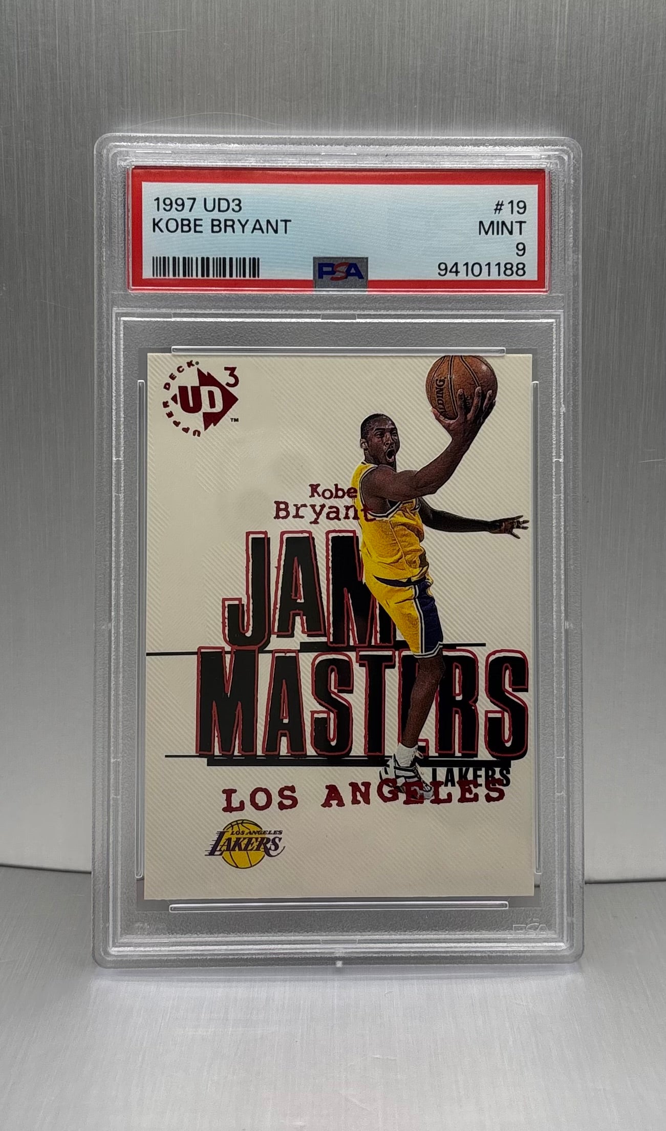 1997 Upper Deck 3 #19 Kobe Bryant Jam Masters /97 PSA 9