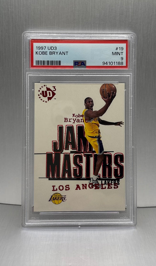 1997 Upper Deck 3 #19 Kobe Bryant Jam Masters /97 PSA 9