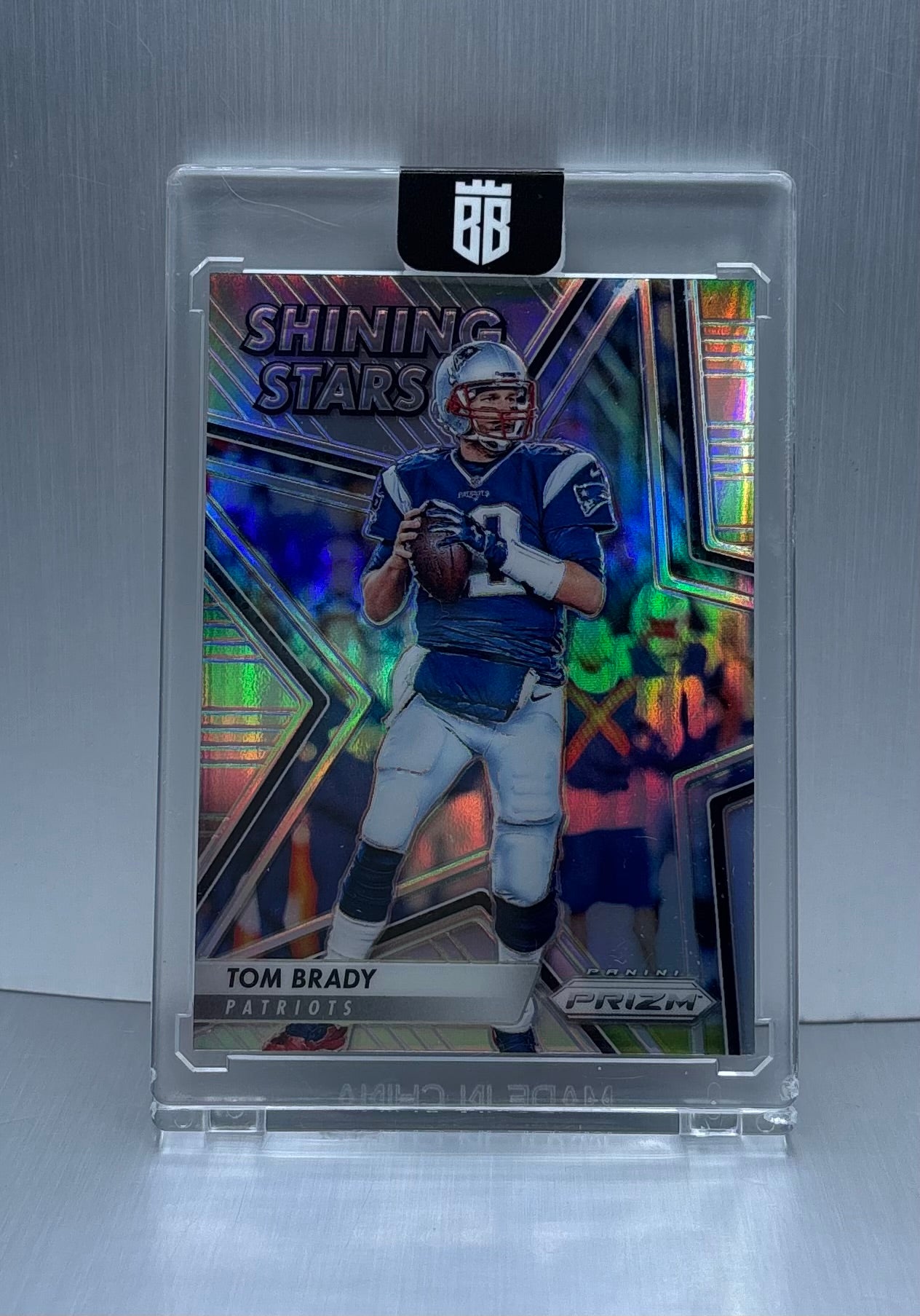 2016 Panini Prizm Shining Stars Silver Prizm #8 Tom Brady