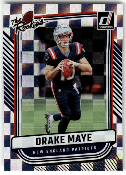 2024 Donruss #TR-39 Drake Maye The Rookies Checkered