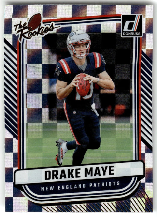 2024 Donruss #TR-39 Drake Maye The Rookies Checkered