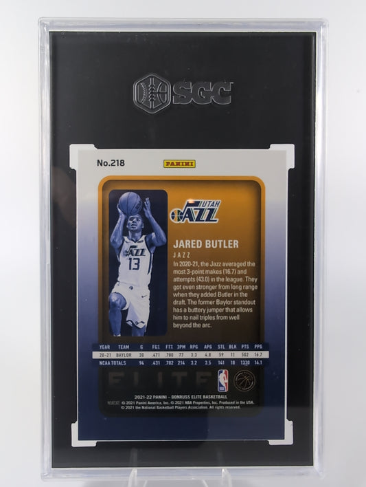 2021-22 Donruss Elite Card Choice - Blue, Gold & Rookie Jared Butler /999 SGC 9.5