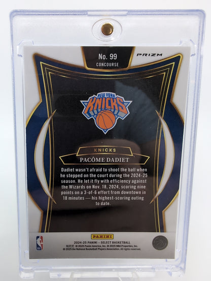 2024-25 Panini Select - Concourse Pacome Dadiet #99 Disco Prizm (RC)