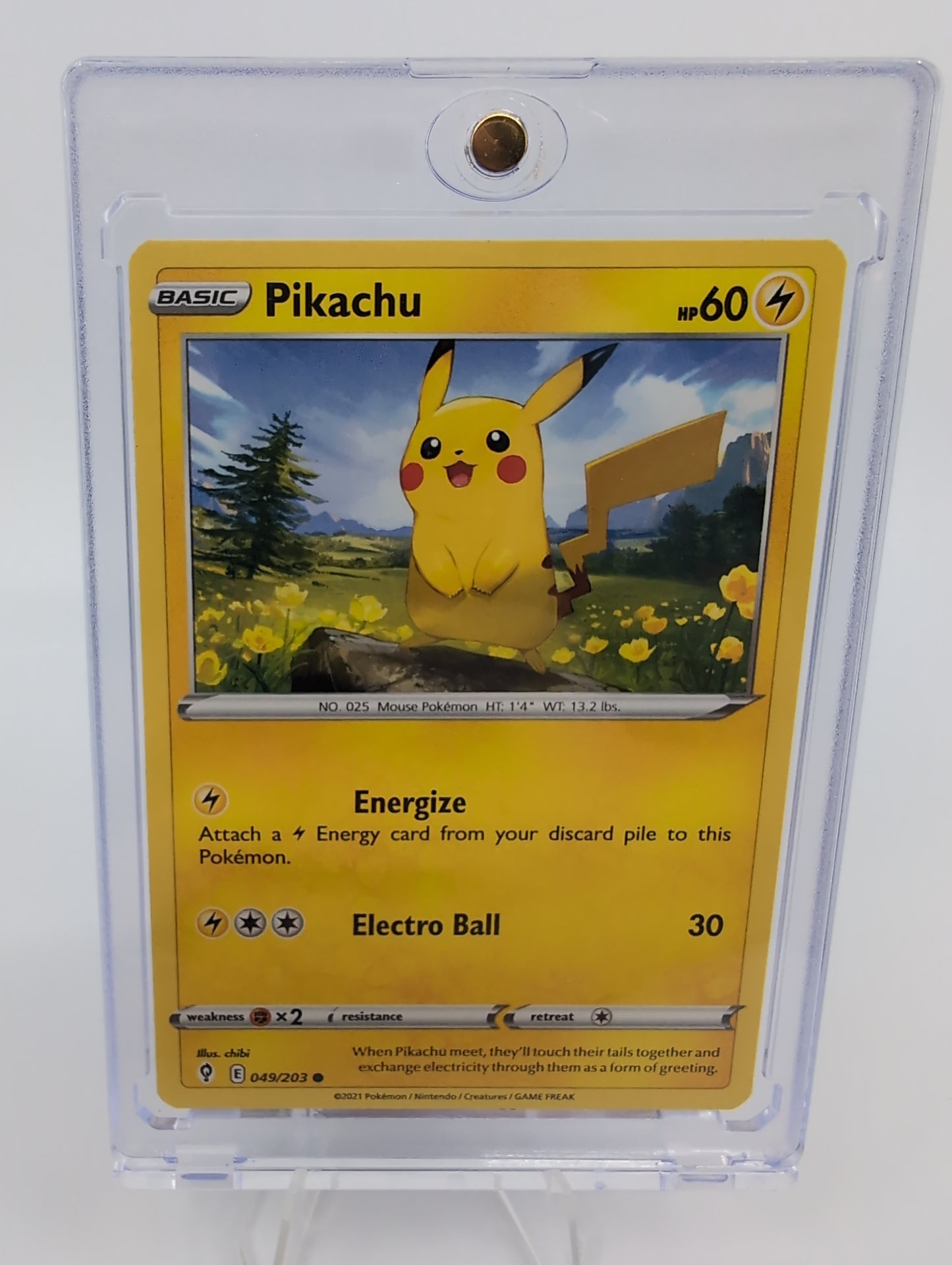 Pokemon Pikachu 049/203 SWSH07: Evolving Skies