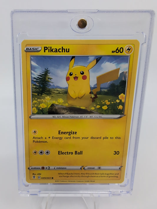 Pokemon Pikachu 049/203 SWSH07: Evolving Skies