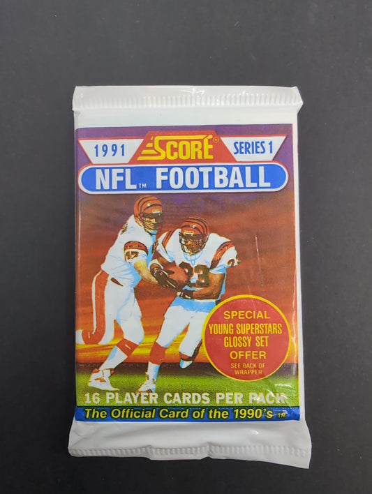 1991 Sealed SCORE NFL Football Series 1 Pack