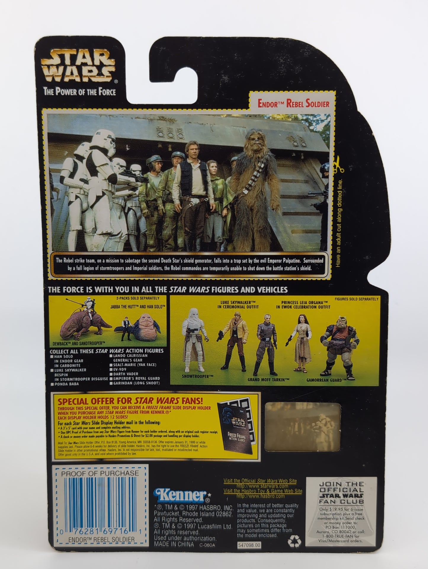 1997 - Star Wars Power of the Force - Endor Rebel Soldier Kenner/Hasbro Figure