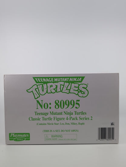 TMNT - Classic 1991 Movie Star 4-Pack Action Figure Bundle Set Playmates #80995