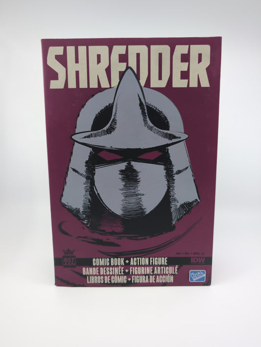 Teenage Mutant Ninja Turtles - Shredder - Comic Book & Action Figure BST AXN