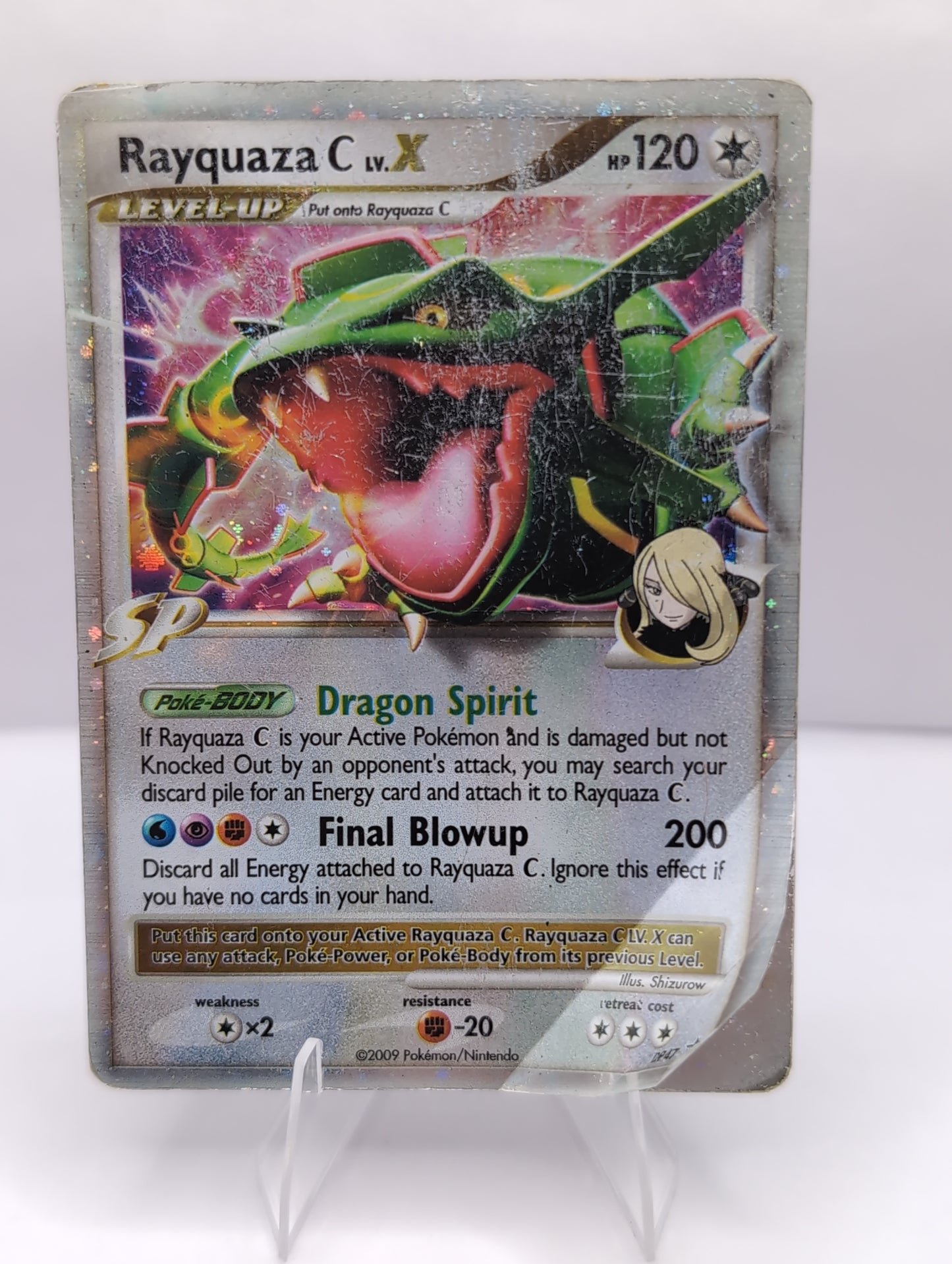 2009 - Pokemon Black Star Promo - Rayquaza C Lv.X DP47 Holo
