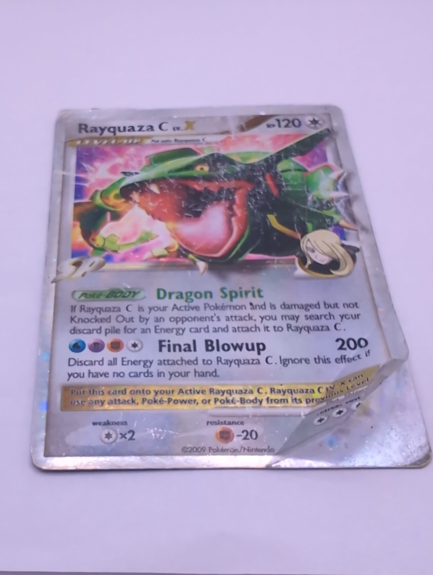 2009 - Pokemon Black Star Promo - Rayquaza C Lv.X DP47 Holo