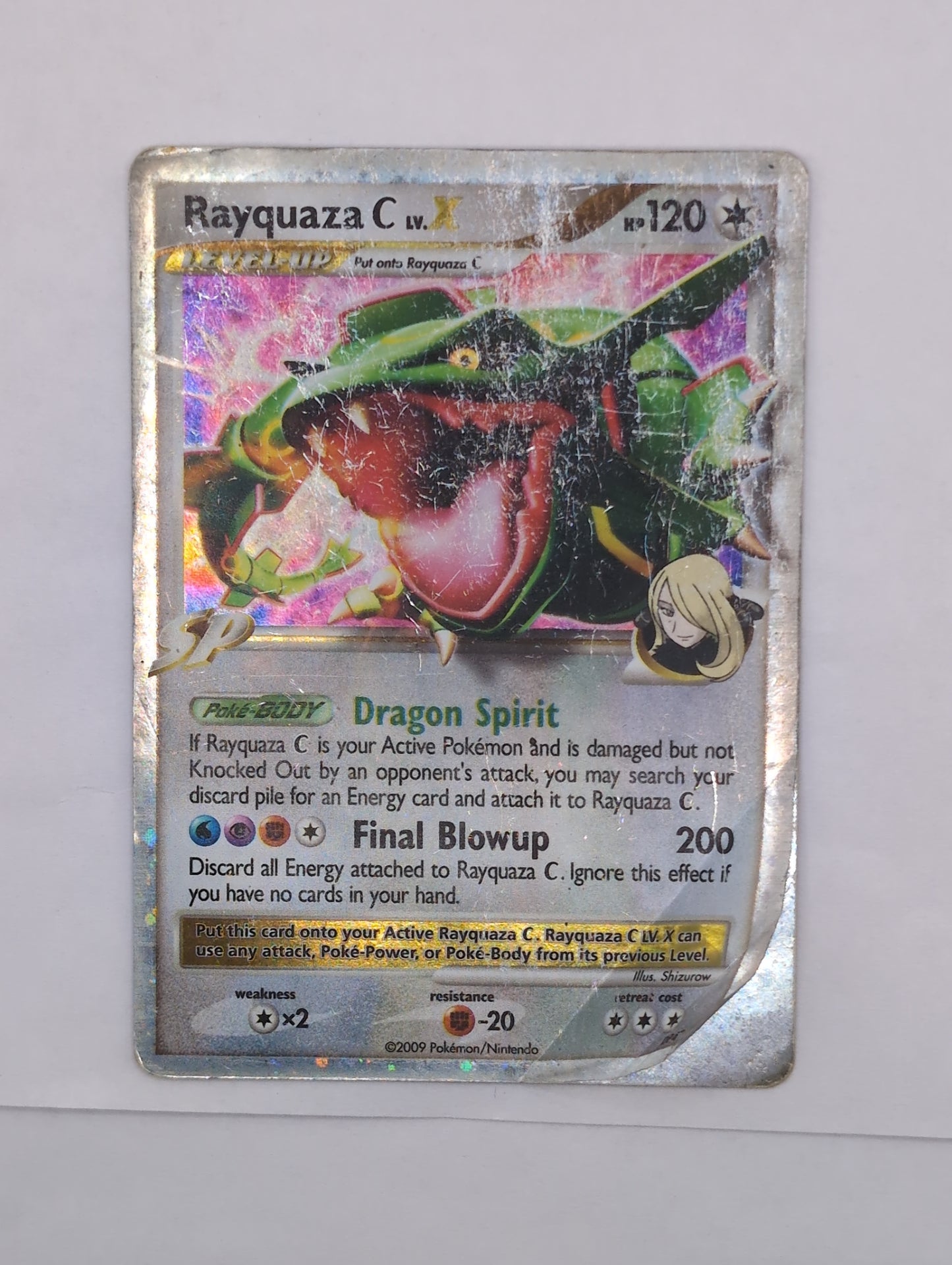 2009 - Pokemon Black Star Promo - Rayquaza C Lv.X DP47 Holo