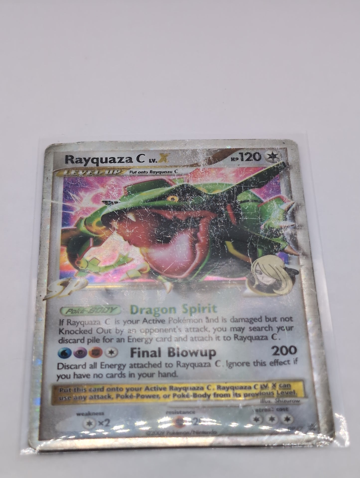 2009 - Pokemon Black Star Promo - Rayquaza C Lv.X DP47 Holo