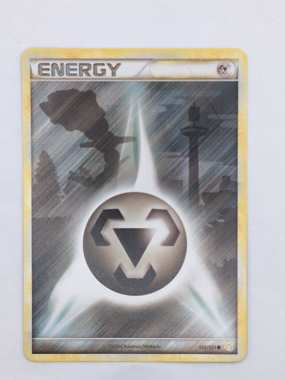 2010 - Pokemon HGSS Base - Metal Energy 122/123 - Steelix Silhouette