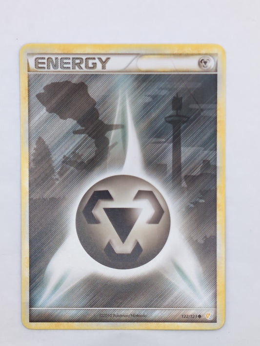2010 - Pokemon HGSS Base - Metal Energy 122/123 - Steelix Silhouette