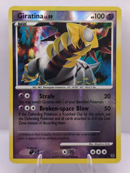 2009 - Pokemon Platinum Reverse Holo - Giratina Lv.59 27/127 Rare