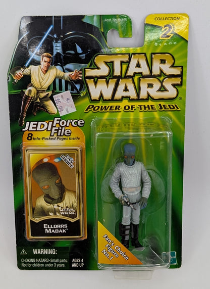 2000 - Star Wars Power of the Jedi - Ellorrs Madak Fan's Choice #1 - Hasbro