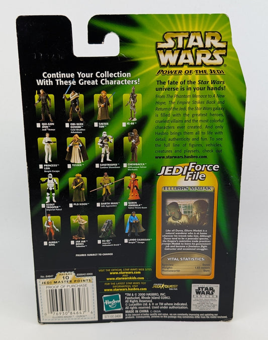 2000 - Star Wars Power of the Jedi - Ellorrs Madak Fan's Choice #1 - Hasbro