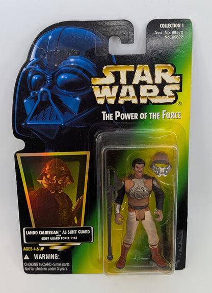 1996 - Star Wars POTF - Lando Calrissian Skiff Guard Force Pike - Kenner