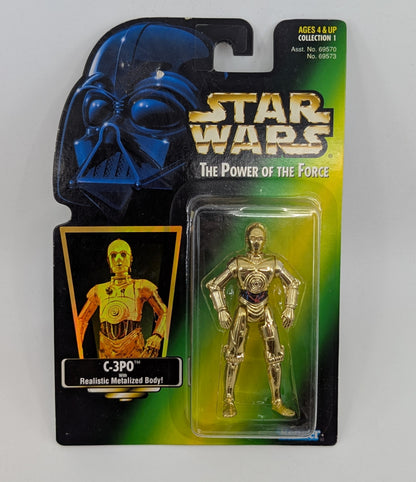 1997 - Star Wars POTF - C-3PO Realistic Metalized Body - Kenner
