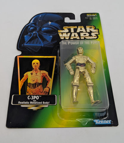 1997 - Star Wars POTF - C-3PO Realistic Metalized Body - Kenner