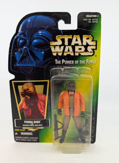 1996 - Star Wars POTF - Ponda Baba with Blaster Pistol and Rifle - Kenner
