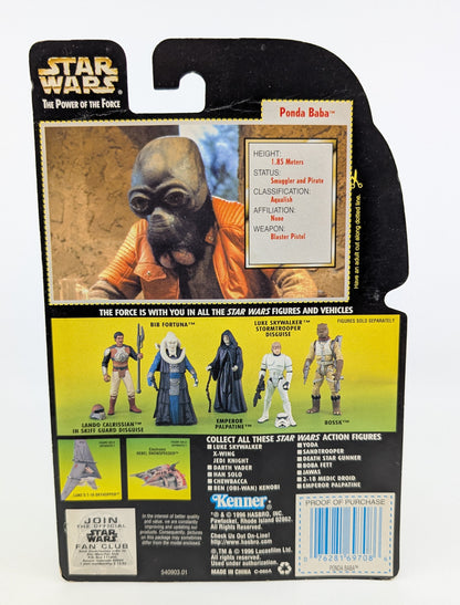1996 - Star Wars POTF - Ponda Baba with Blaster Pistol and Rifle - Kenner
