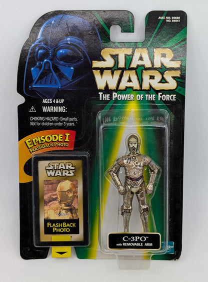 1998 - Star Wars POTF - C-3PO with Removable Arm - Hasbro Figure