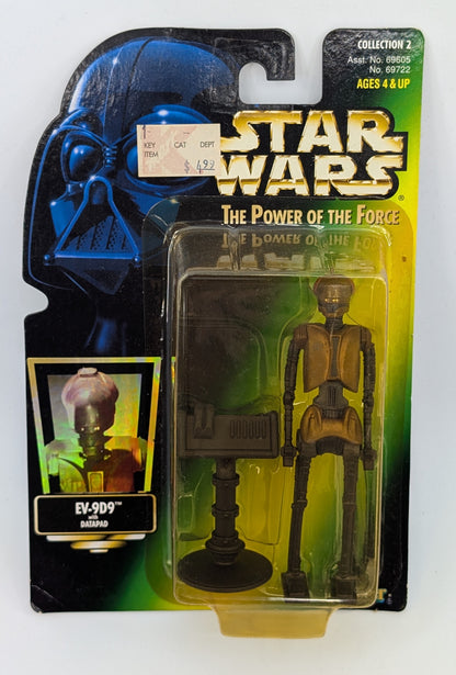 1997 - Star Wars Power of the Force - EV-9D9 with Datapad - Kenner Figure