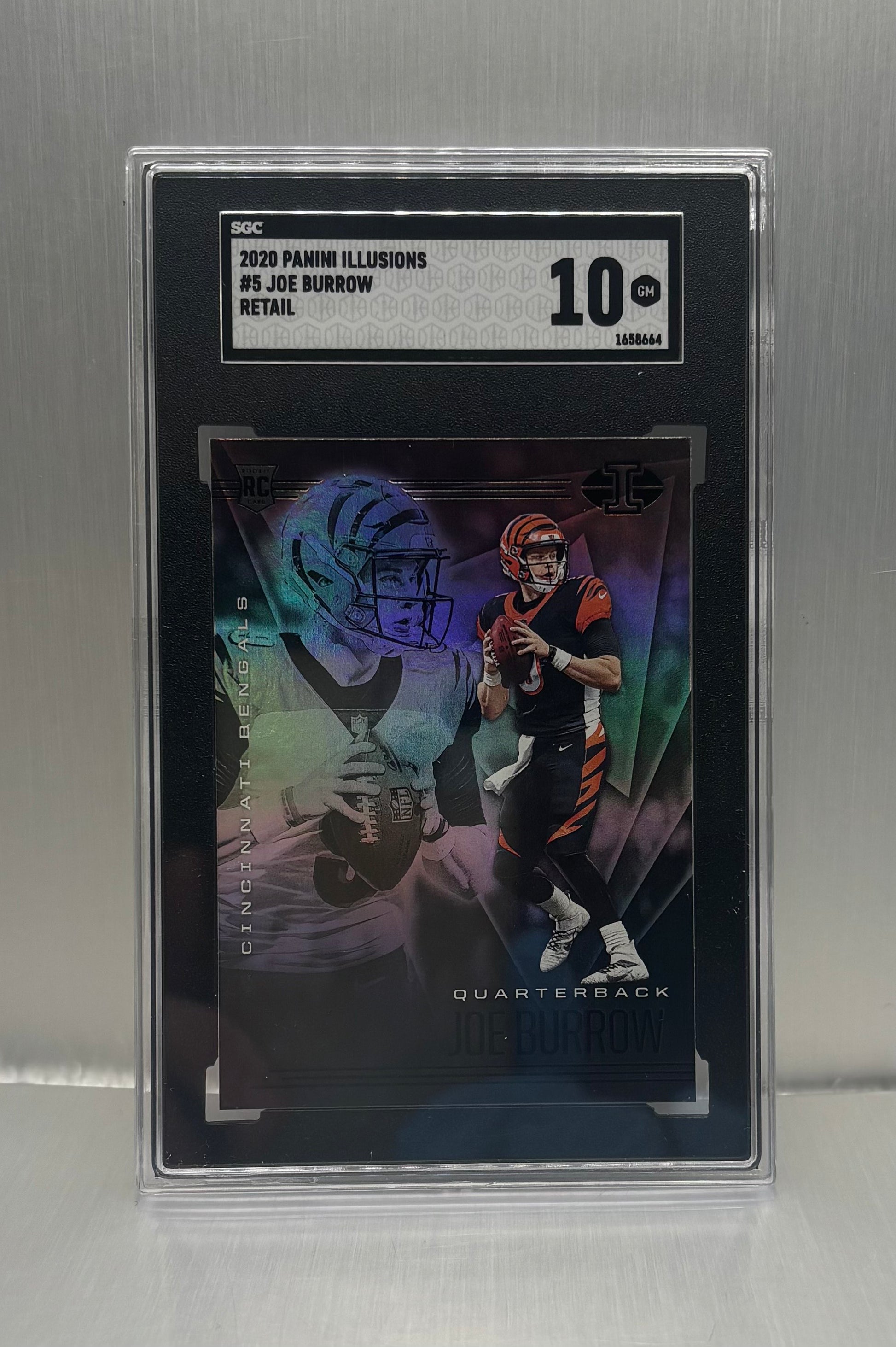 2020 Panini Illusions #5 Joe Burrow Retail SGC 10